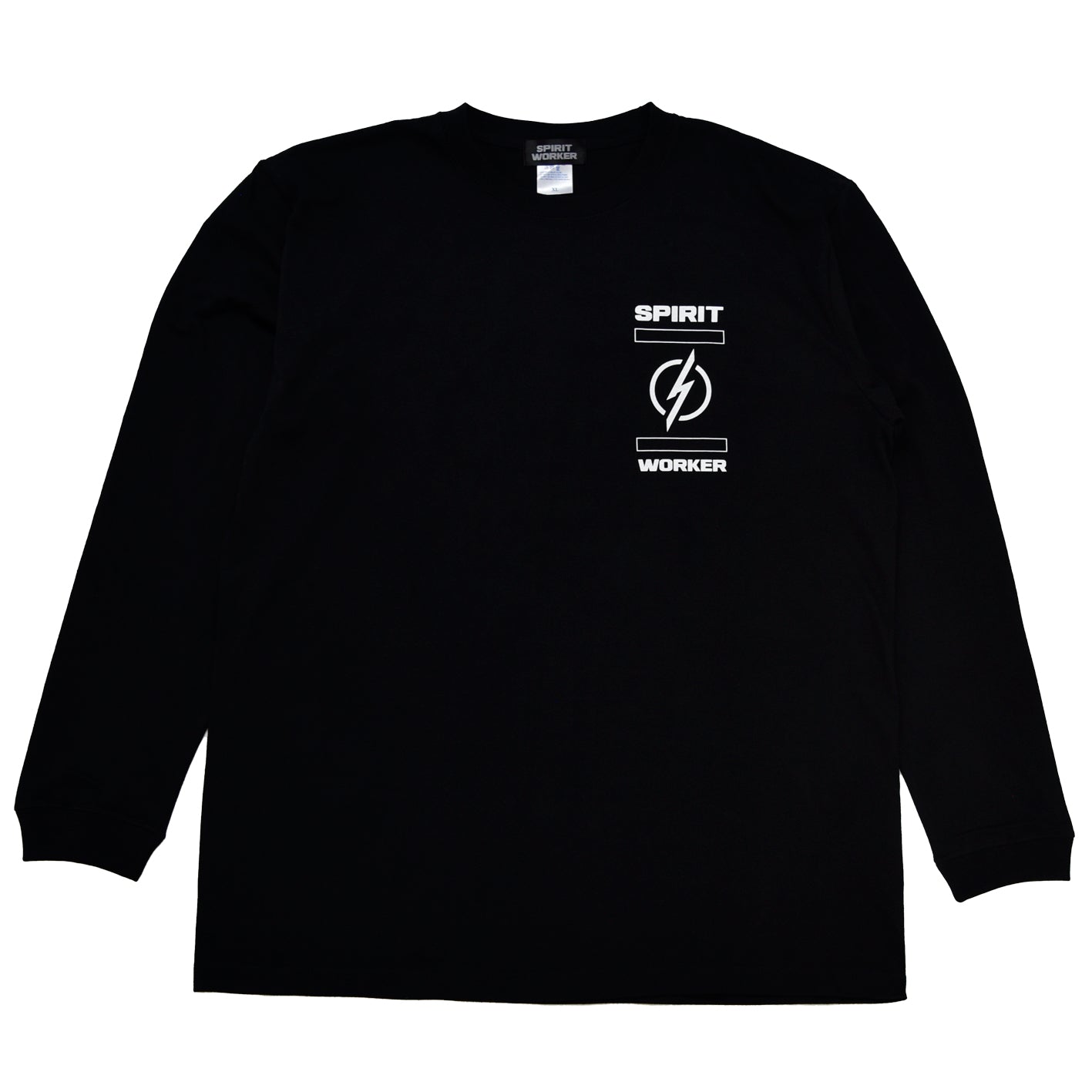 SPIRIT WORKER ライトロゴ ロングスリーブ Tシャツ
