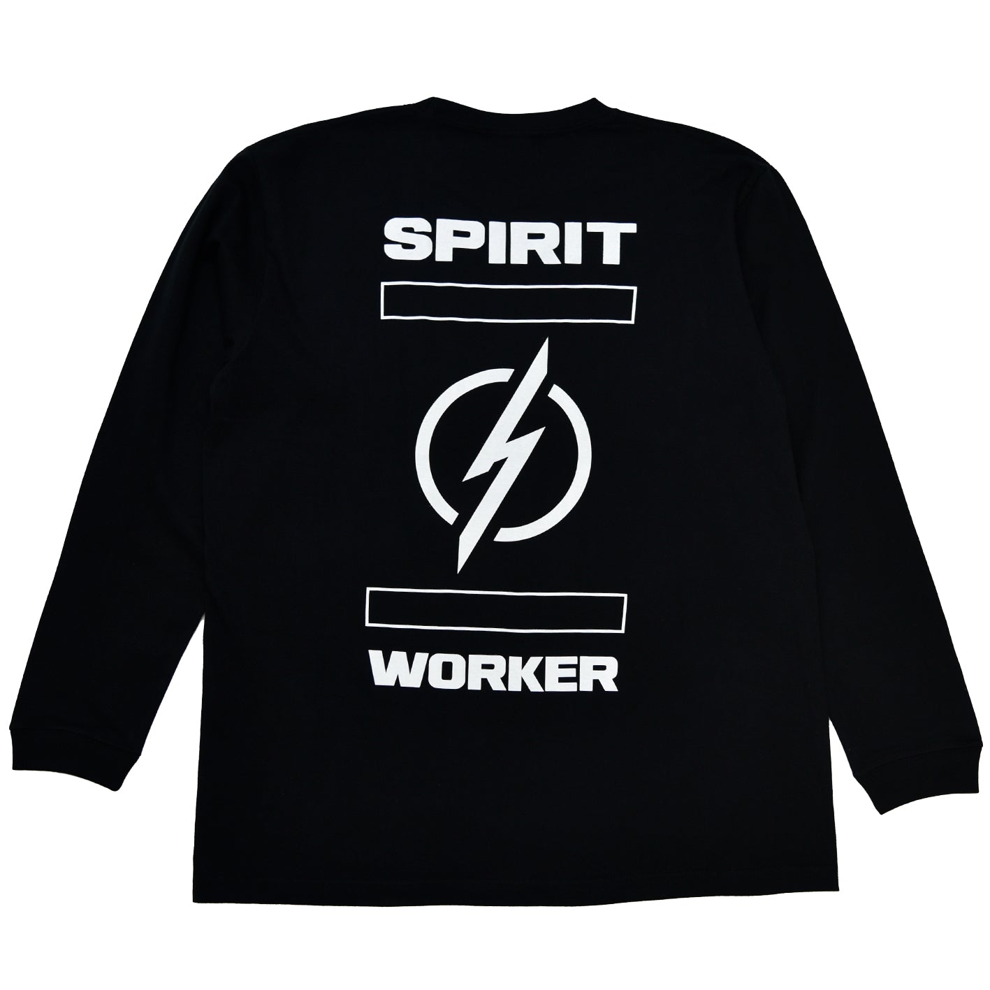 SPIRIT WORKER ライトロゴ ロングスリーブ Tシャツ