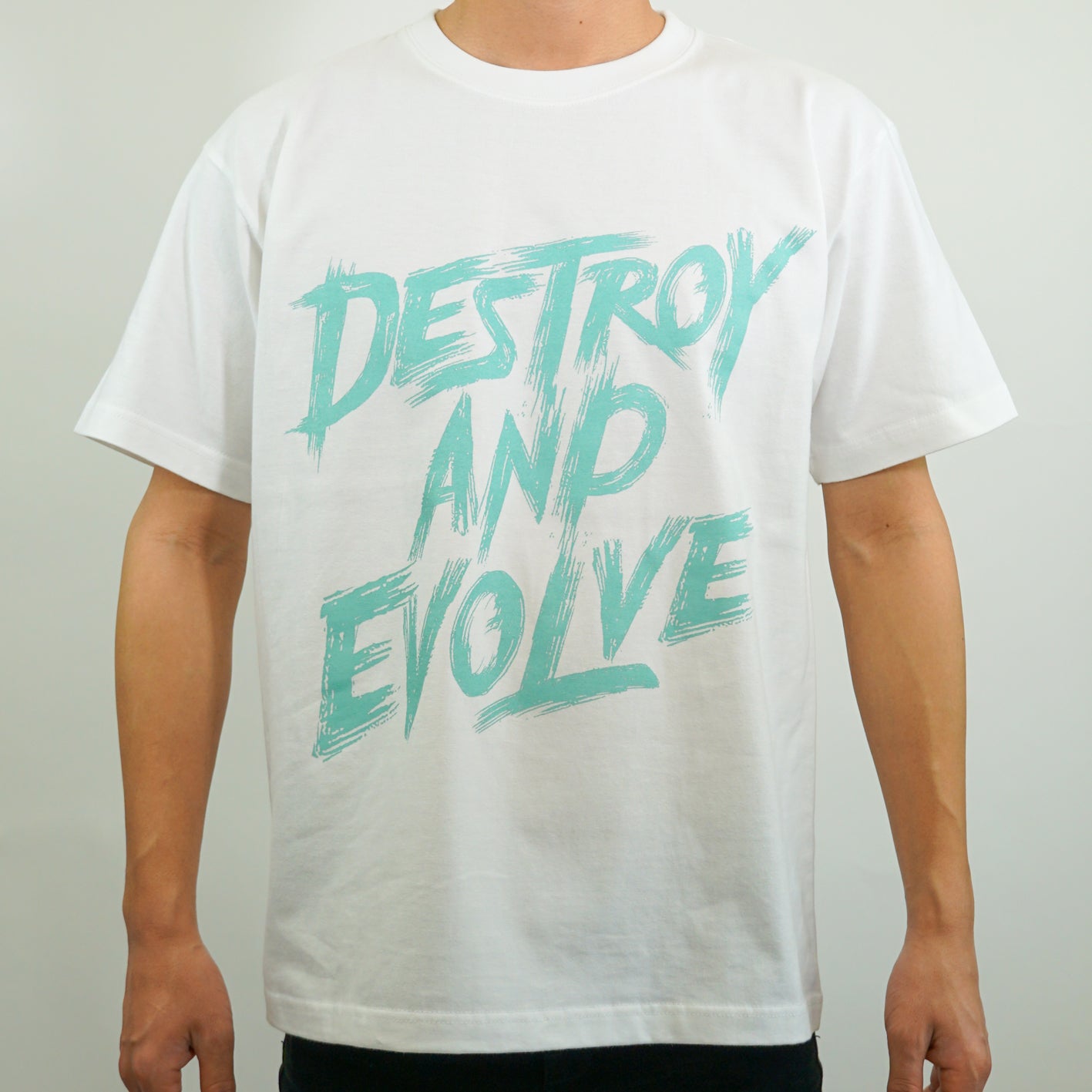 ASIANZ DESTROY AND EVOLNE Tシャツ