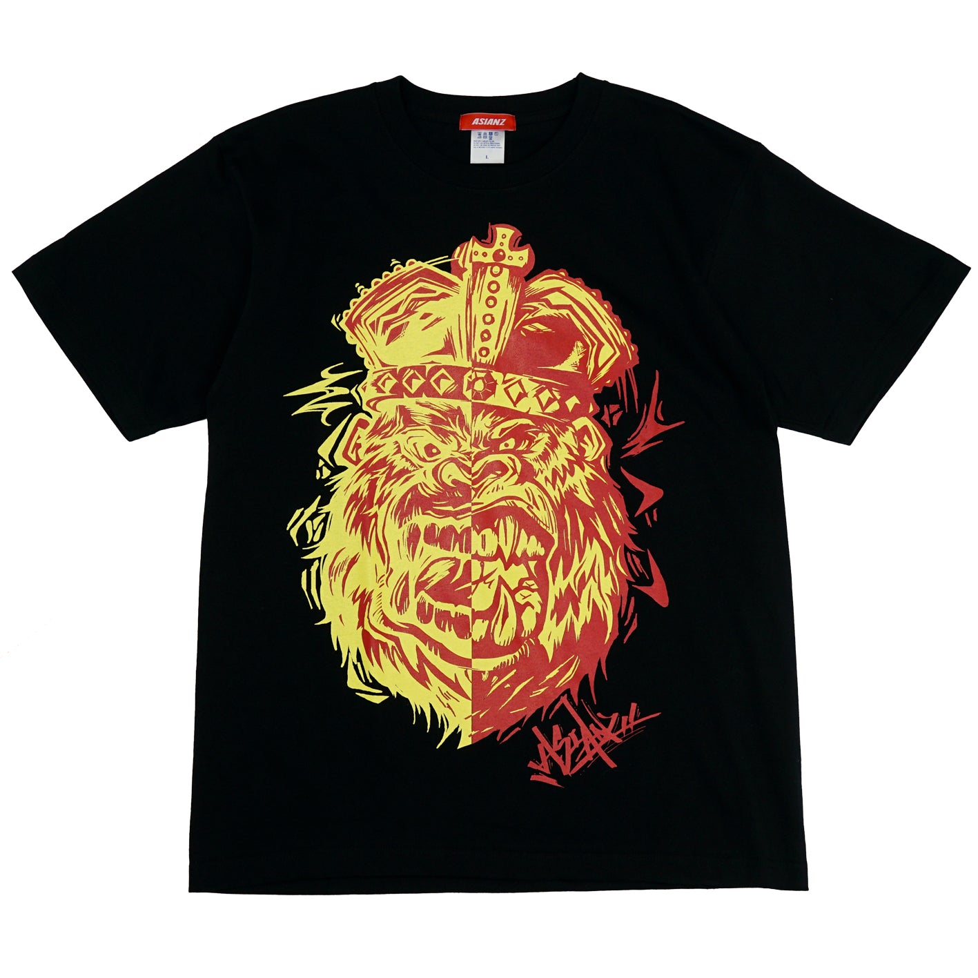 ASIANZ KING GORILLA Tシャツ