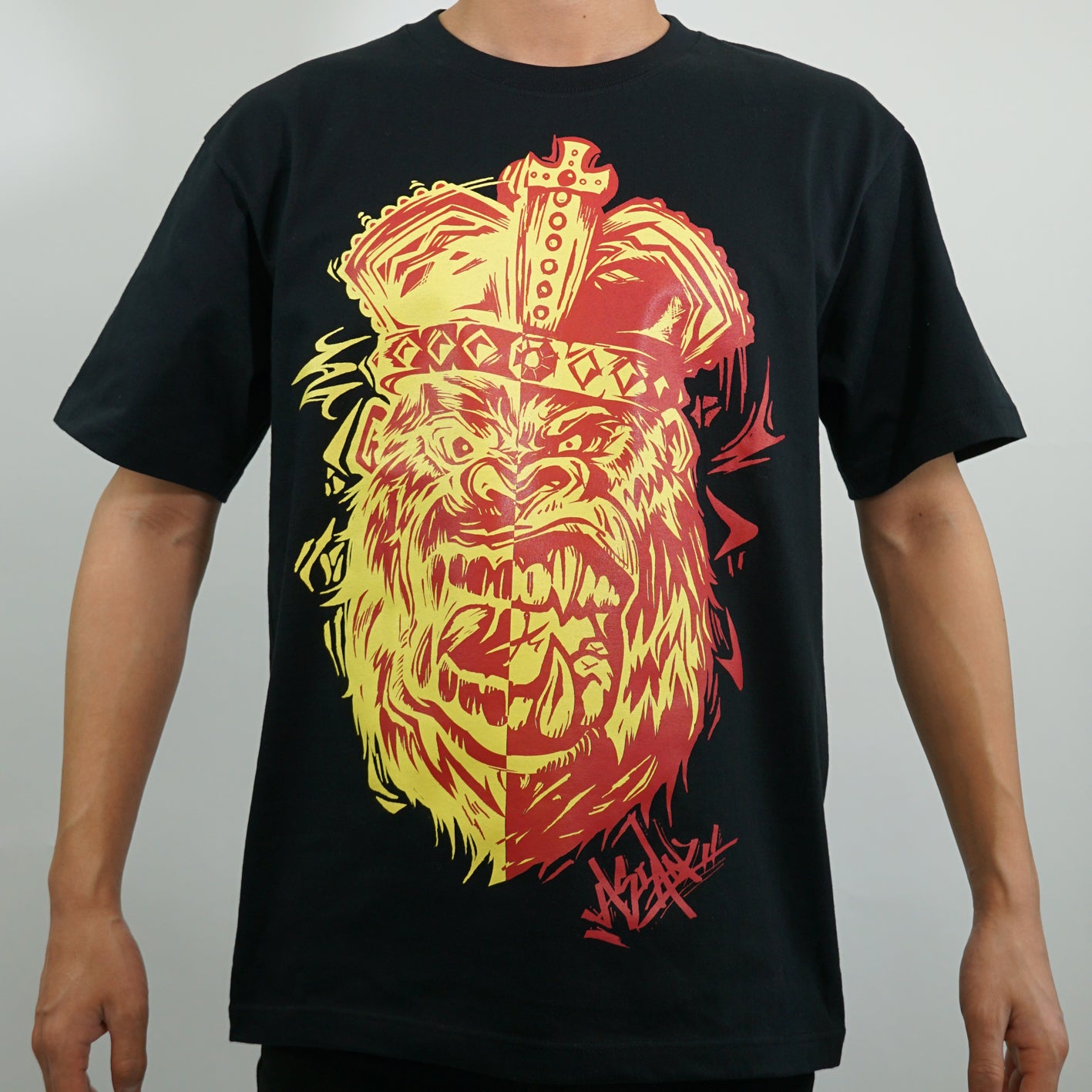 ASIANZ KING GORILLA Tシャツ