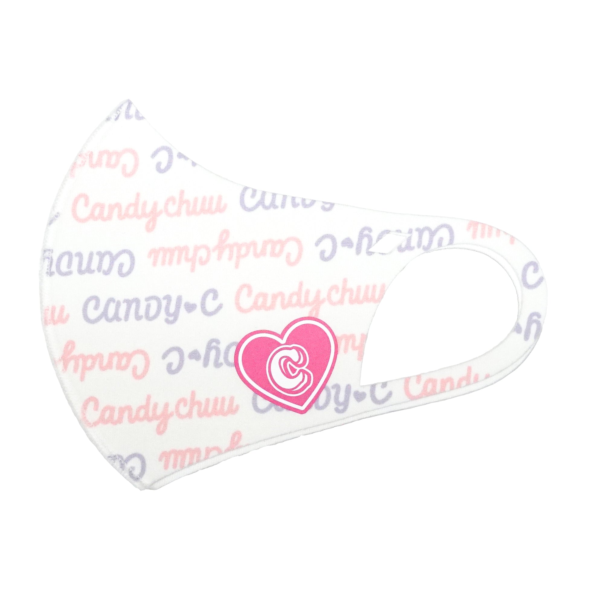 (40%オフ! セール商品)Candychuu  総柄 ハートロゴ マスク (20055302)