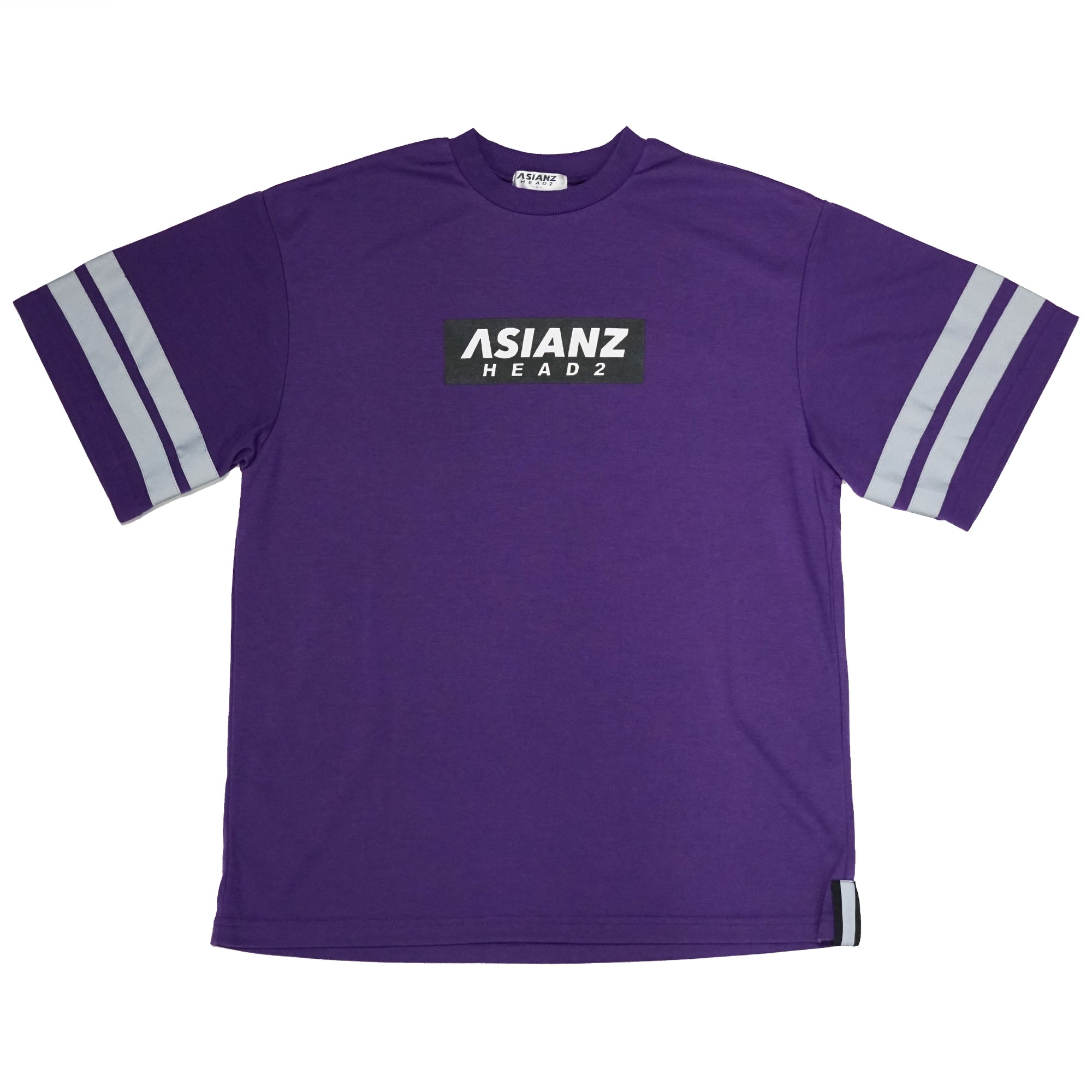 (40%オフ! セール商品)  ASIANZ HEAD2 袖ラインビッグTシャツ キッズウェアー