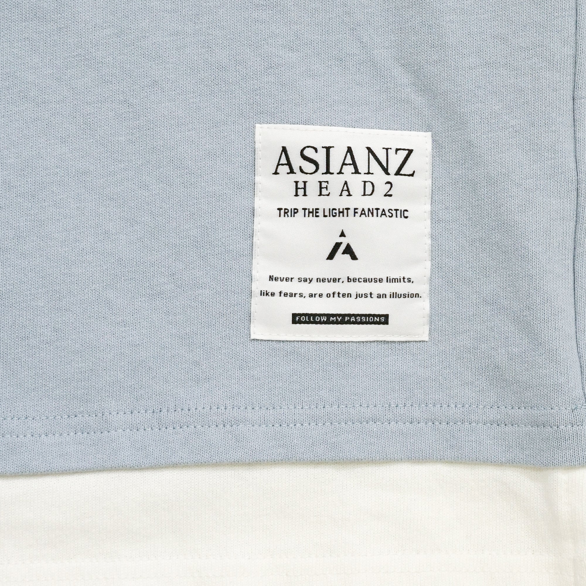 (40%オフ! セール商品)ASIANZ HEAD2 バックモチーフ裾レイヤードＴ キッズウェアー