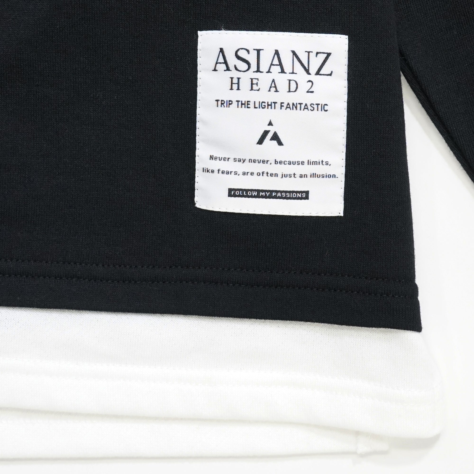 (40%オフ! セール商品)ASIANZ HEAD2 ジェルロゴ裾レイヤードパーカー キッズウェアー