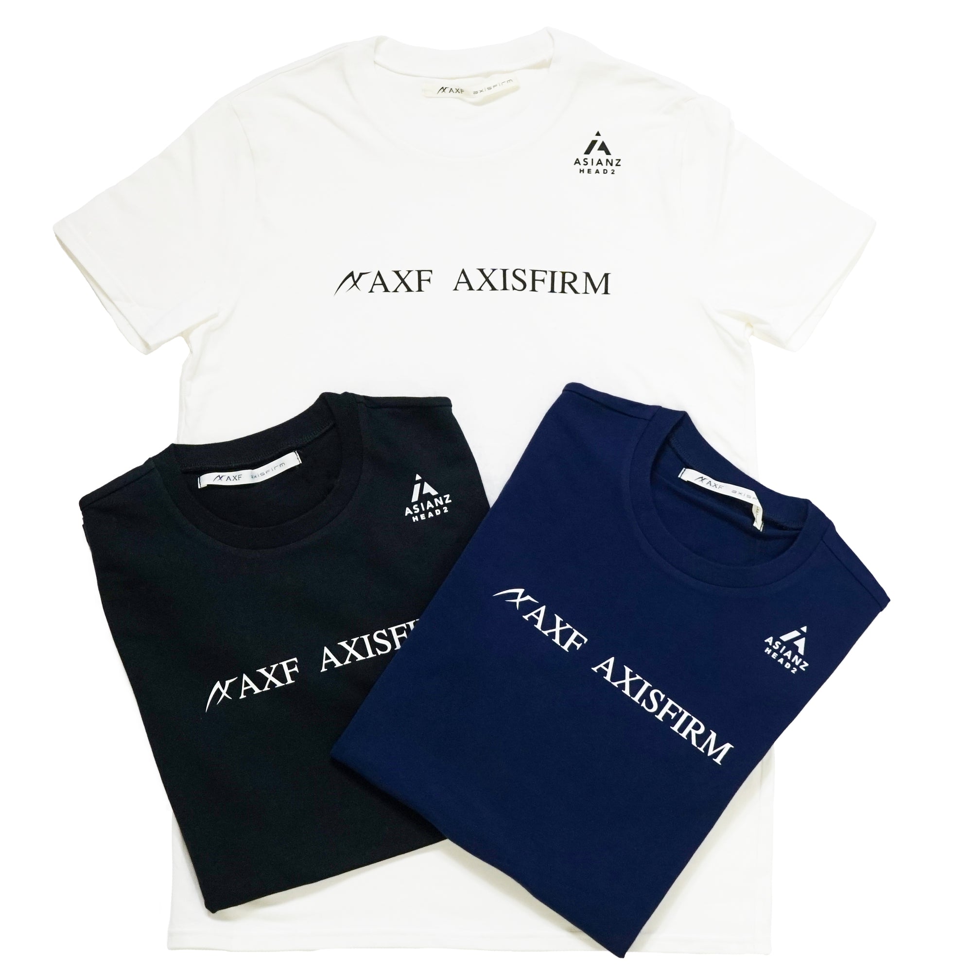 (40%オフ! セール商品)ASIANZ HEAD2 × AXF クルーネックシンプルロゴ 半袖Tシャツ キッズウェアー