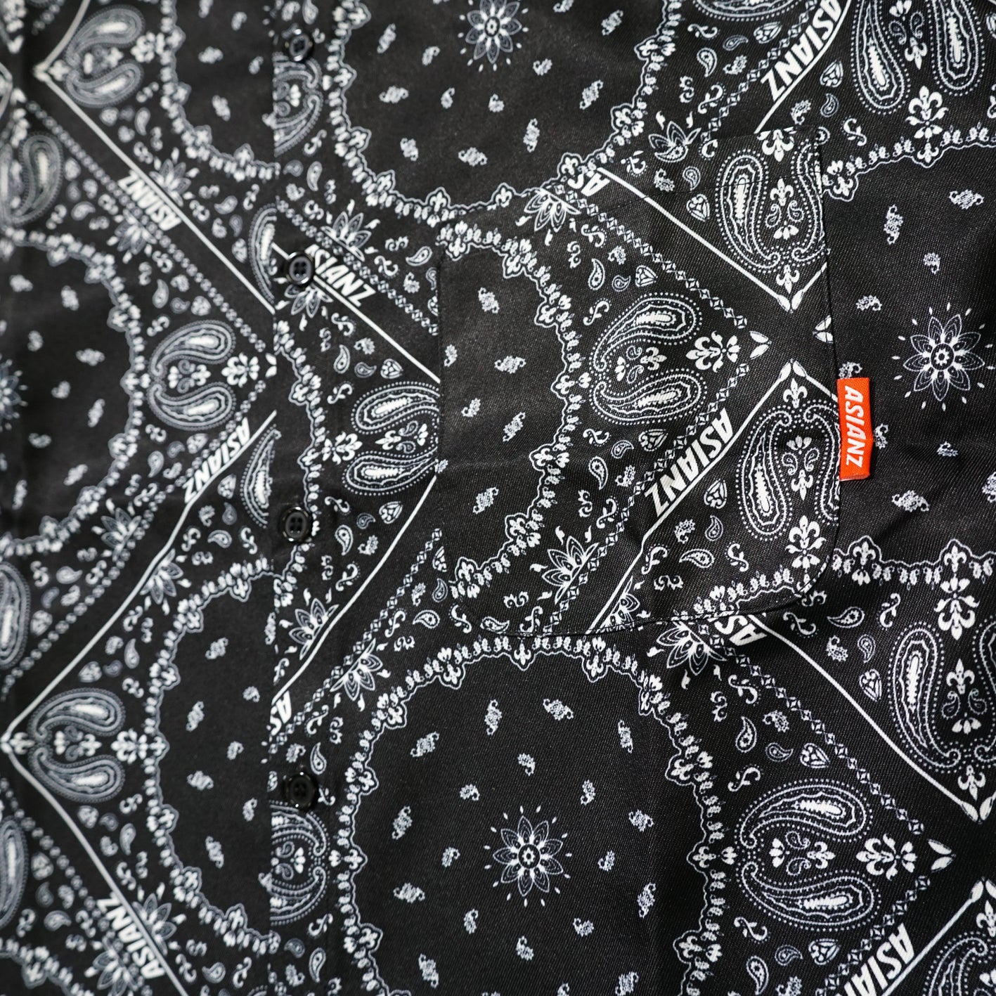 (セール商品)ASIANZ バンダナ柄シャツ