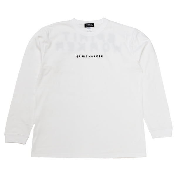 SPIRIT WORKER タイプライター ロングスリーブ Tシャツ - ASIANZ