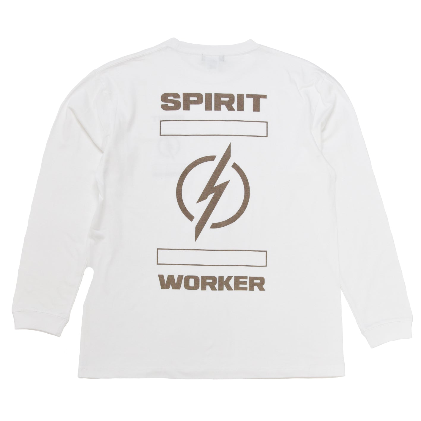 SPIRIT WORKER ライトロゴ ロングスリーブ Tシャツ
