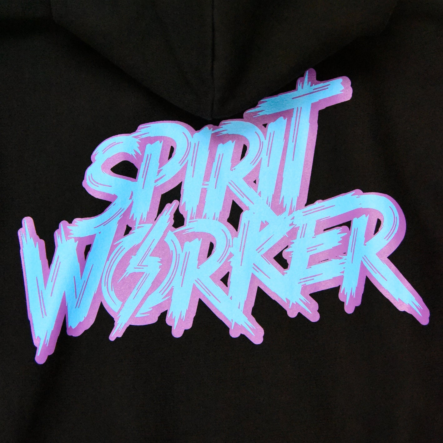 SPIRIT WORKER 90's ロゴ パーカー